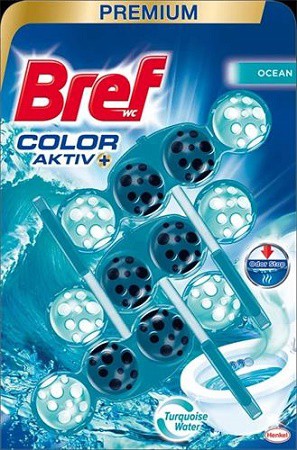 Bref Color Power 3x50g Polar Dancers kul | Čistící, dezinf.prostř., dezodoranty - Přípravky na WC - Závěsy na WC a pissoárové kostky